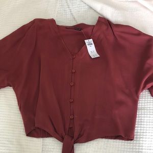 Maroon blouse